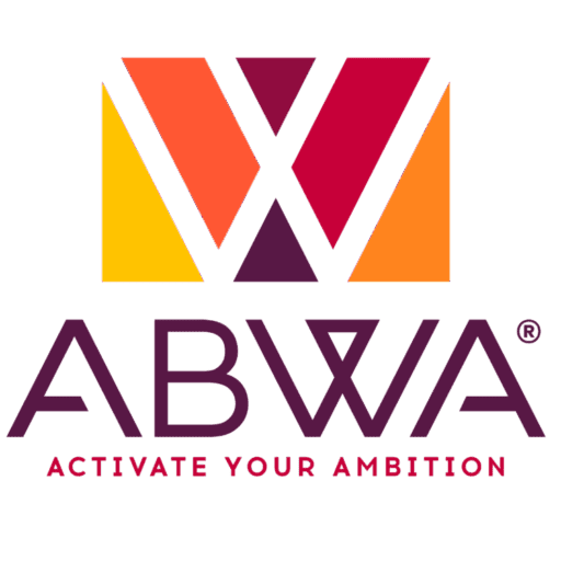 ABWA logo stacked - Activate your ambition
